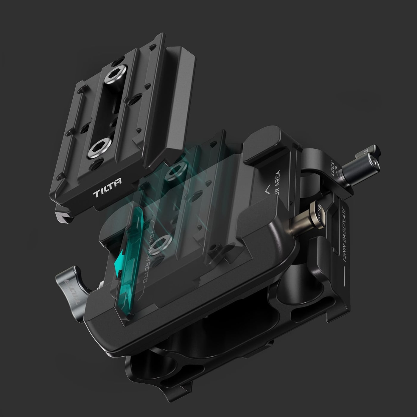 Manfrotto se zapíná zacvaknutím