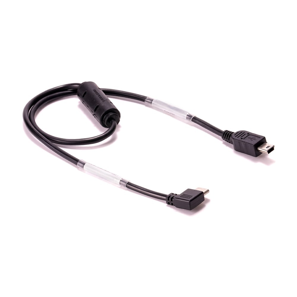 USB-C na rukojeti, port mini-USB zrcadlovek Canon na kameře
