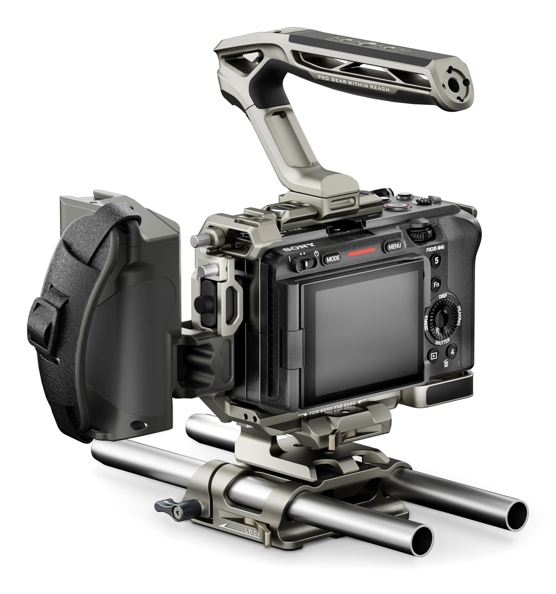 Základní deska a 15mm tyče pro matte box i follow focus