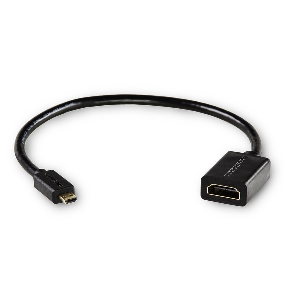 Z Micro HDMI na plnou zásuvku HDMI