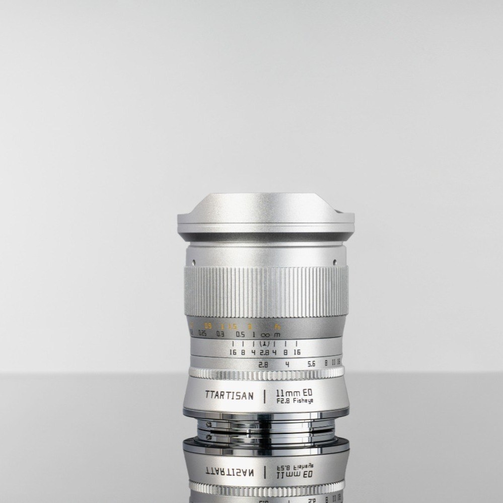 TTArtisan 11mm F2.8 Fisheye – Ruční ostření od 0,17 m