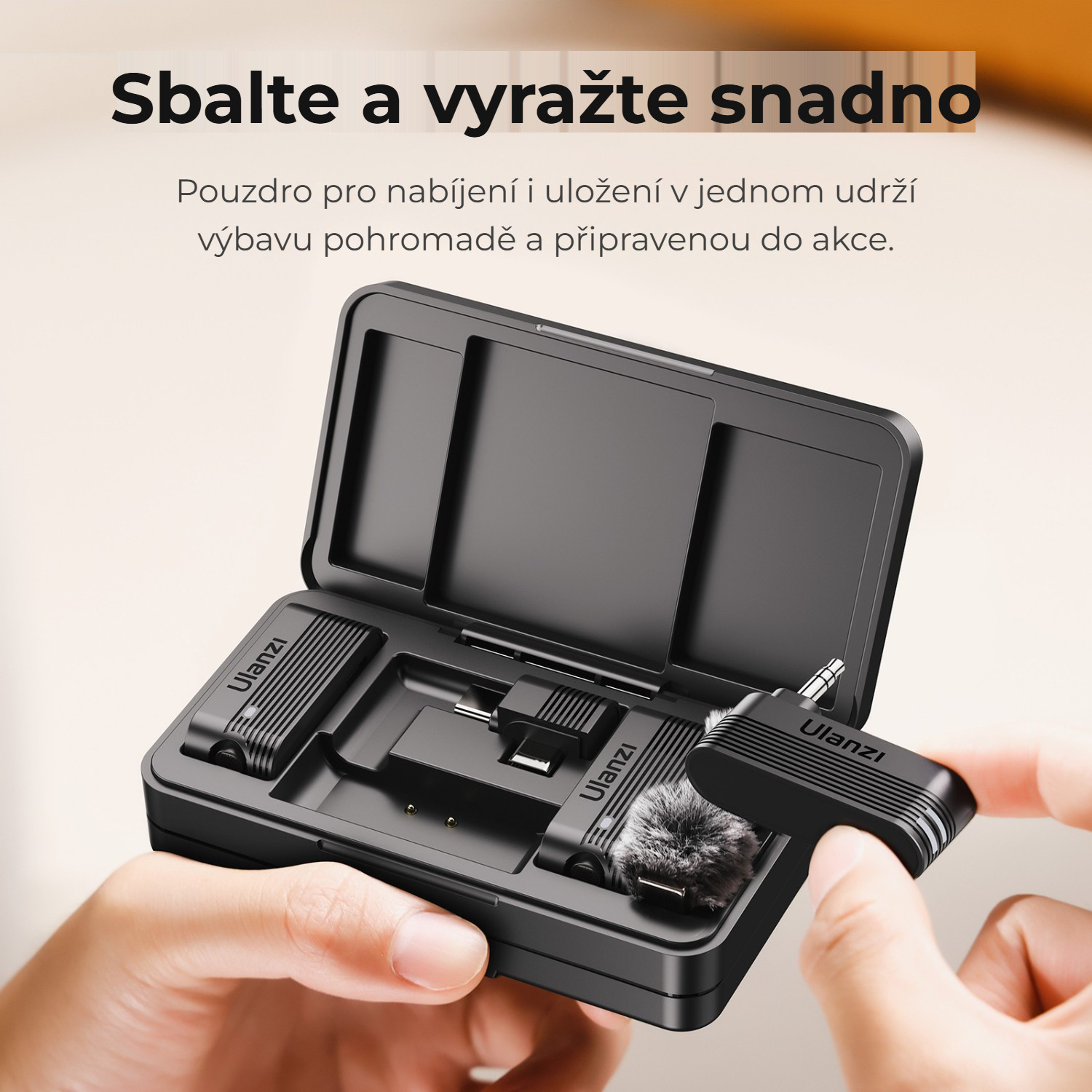 Ulanzi A100 – Pouzdro na nabíjení i přenášení