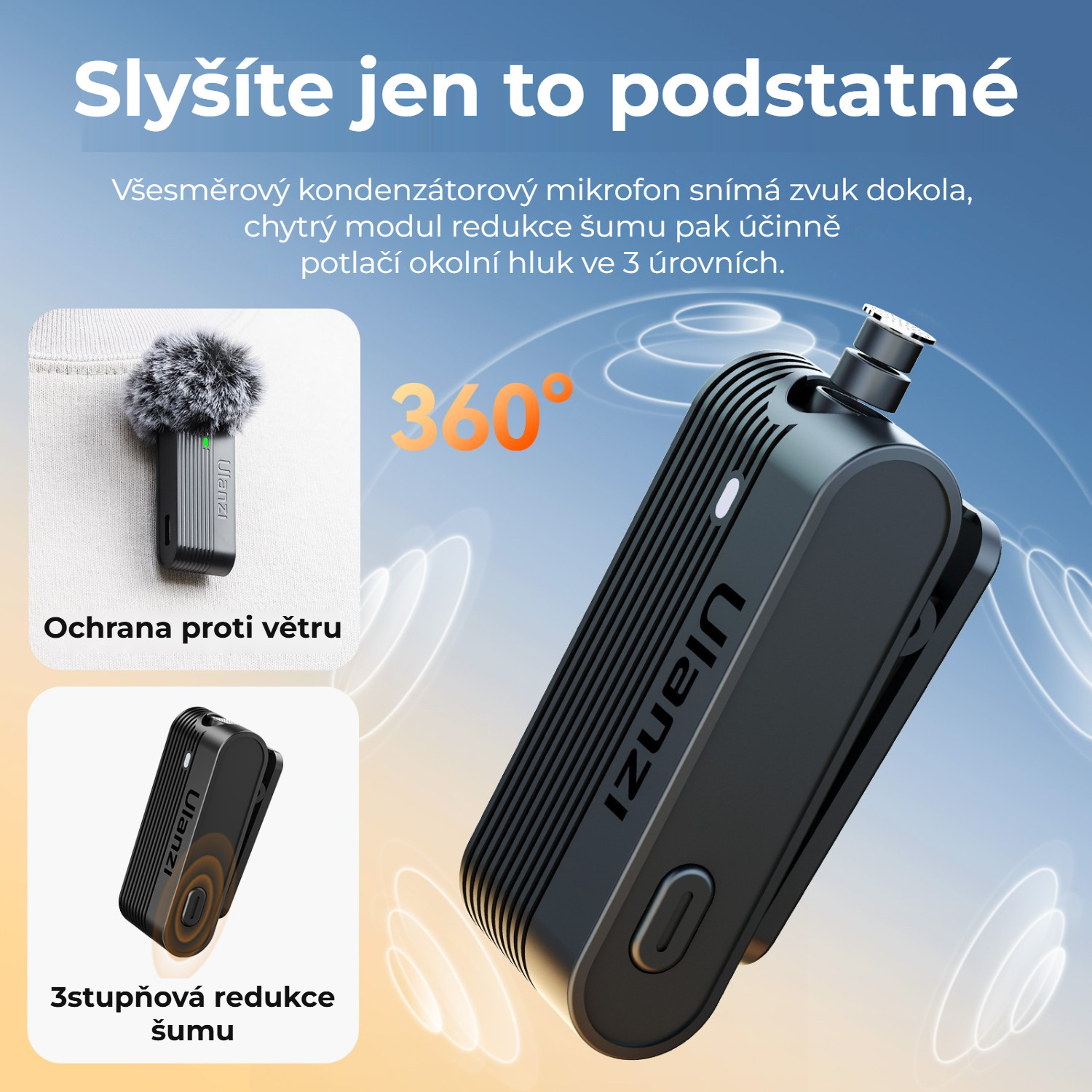 Ulanzi A100 – Slyšíte jen to podstatné