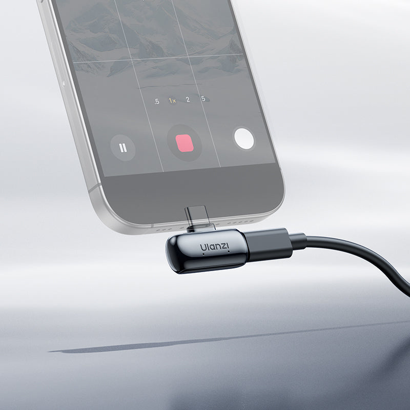 Ulanzi A200 Mini Mic černý a bílý – Plug-and-play přes USB-C