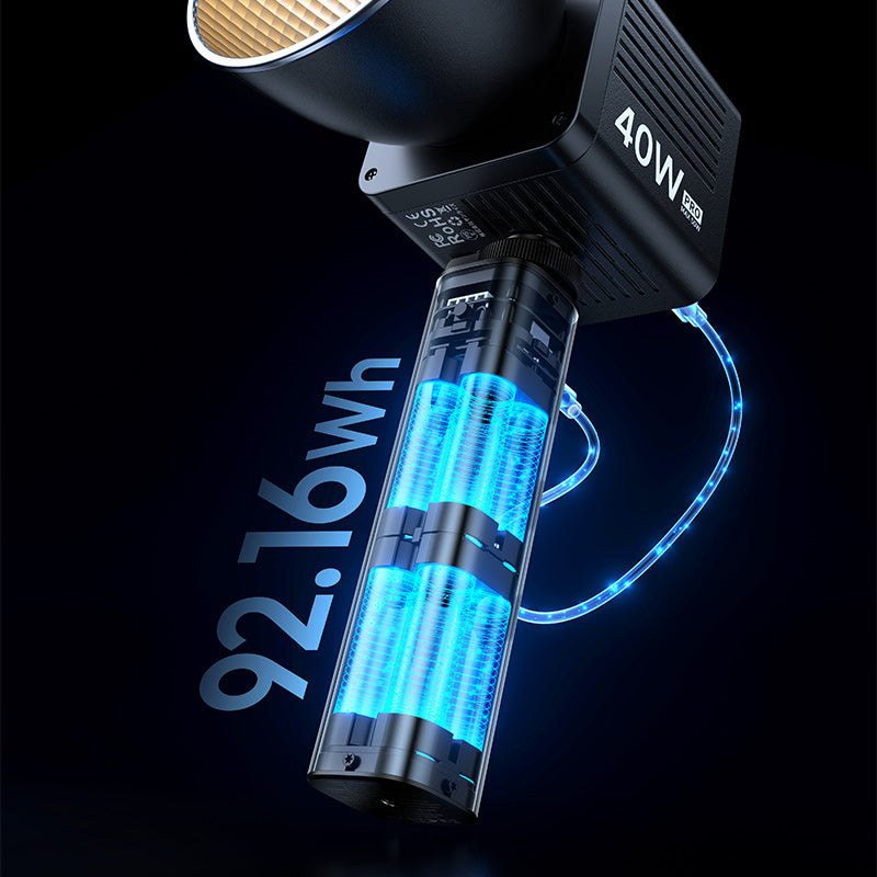 Ulanzi BG5 rukojeť s akumulátorem 92,16 Wh a výstupem 100 W