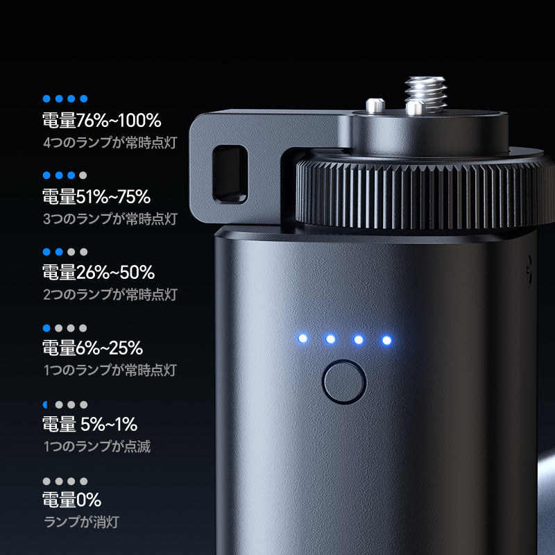 Ulanzi BG5 rukojeť s akumulátorem 92,16 Wh a výstupem 100 W