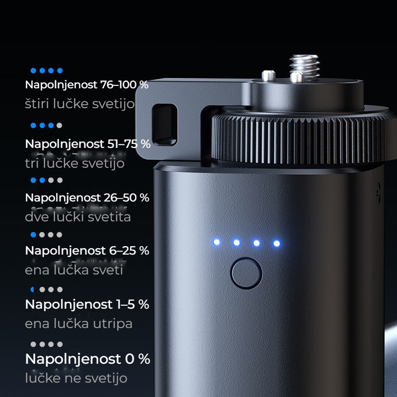 Ulanzi BG5 rukojeť s akumulátorem 92,16 Wh a výstupem 100 W