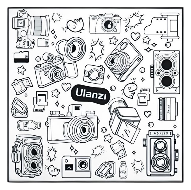 Ulanzi C068 černobílá ochranná látka