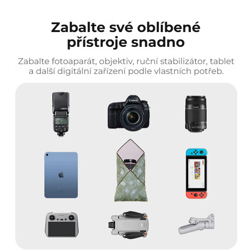 Ulanzi ochranný wrap 43 cm, zelený vzor – Na techniku všeho druhu
