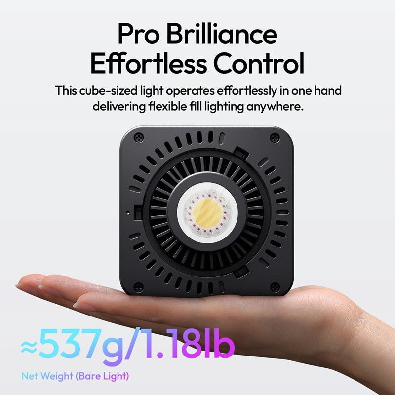 Ulanzi C60RGB 60W RGB COB LED Light with EU Adapter