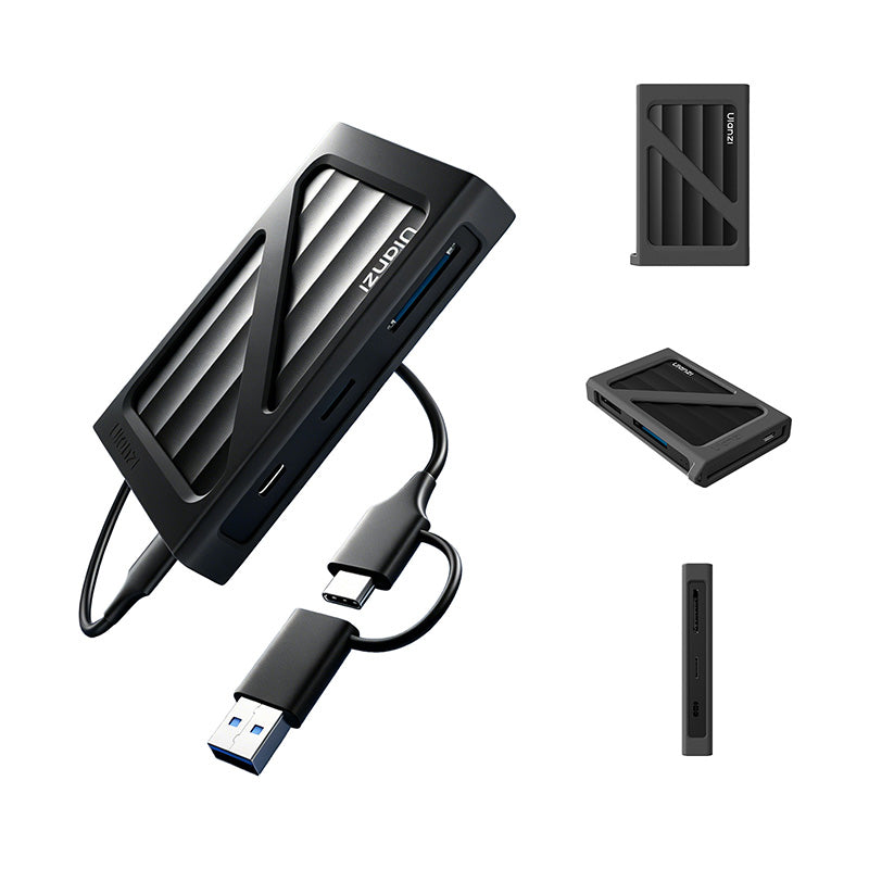 Ulanzi DC04 4-in-1 Card Reader SD/microSD/CFexpress A and B, USB-C, Black