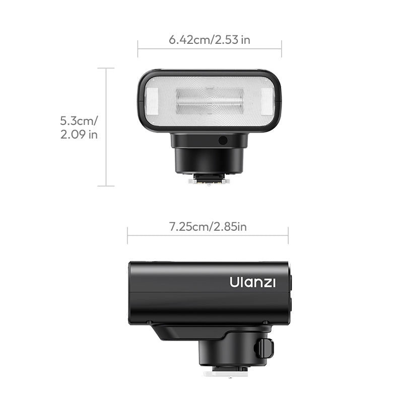Ulanzi FT16 TTL blesk s LED přisvícením pro Sony, stříbrný