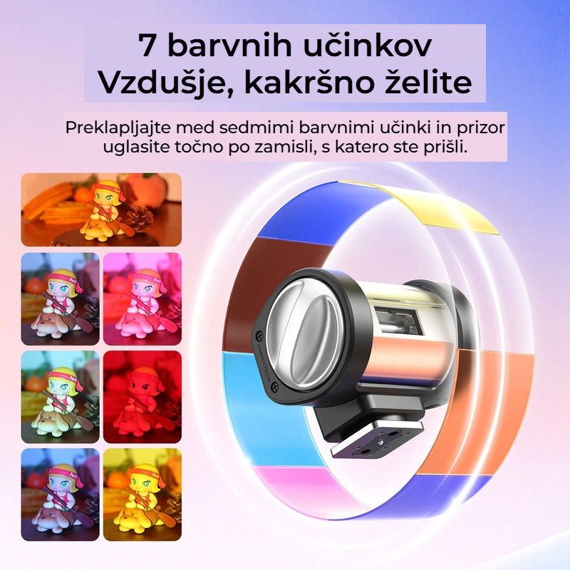 Ulanzi KL01 miniaturní blesk s vestavěnými barevnými filtry