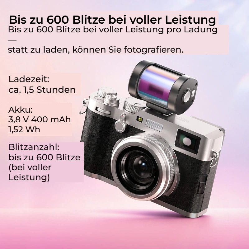 Ulanzi KL01 miniaturní blesk s vestavěnými barevnými filtry