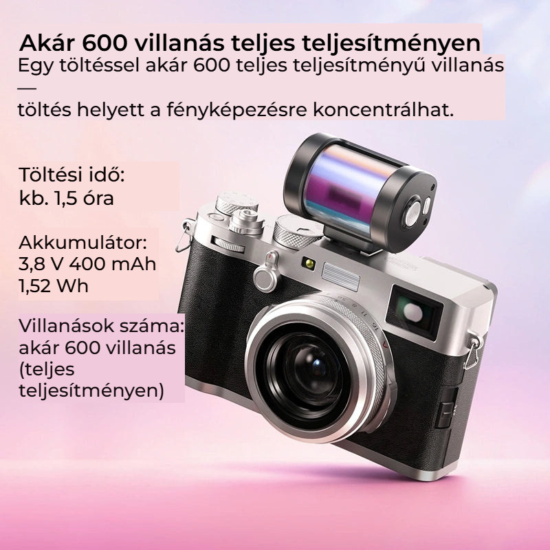 Ulanzi KL01 miniaturní blesk s vestavěnými barevnými filtry