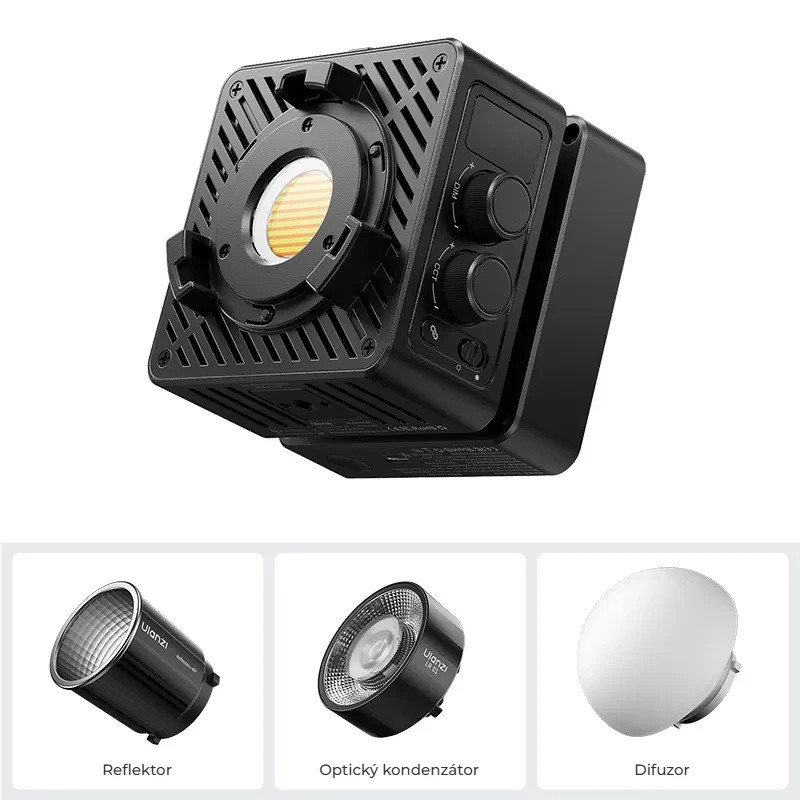 Ulanzi EC65 LED světlo 65 W – Nástavce pro každou scénu