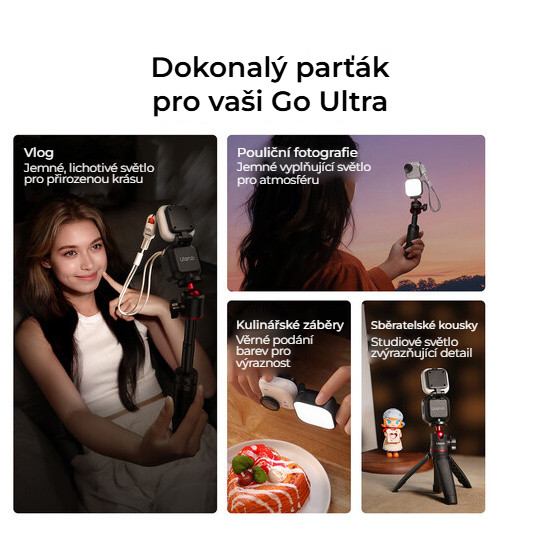 Ulanzi IN07 Mini Magnetic Fill Light – Pro vlogy, jídlo i sběratelské kousky