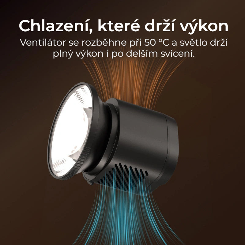 Ulanzi LC60 LightOn ruční COB světlo 65 W s režimem blesku