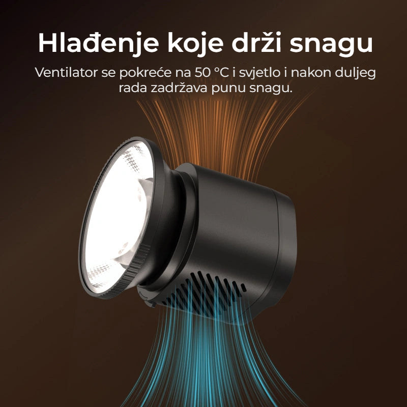 Ulanzi LC60 LightOn ruční COB světlo 65 W s režimem blesku