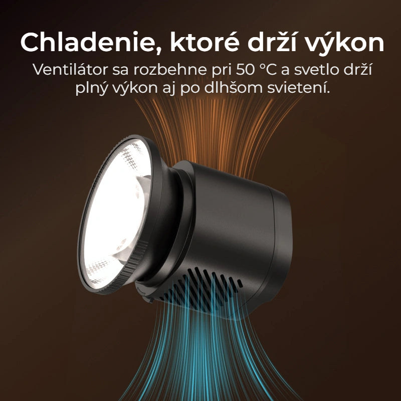 Ulanzi LC60 LightOn ruční COB světlo 65 W s režimem blesku