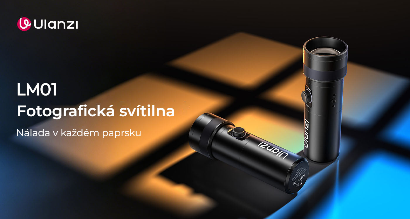 Ulanzi LM01 projekční svítilna s gobo maskami