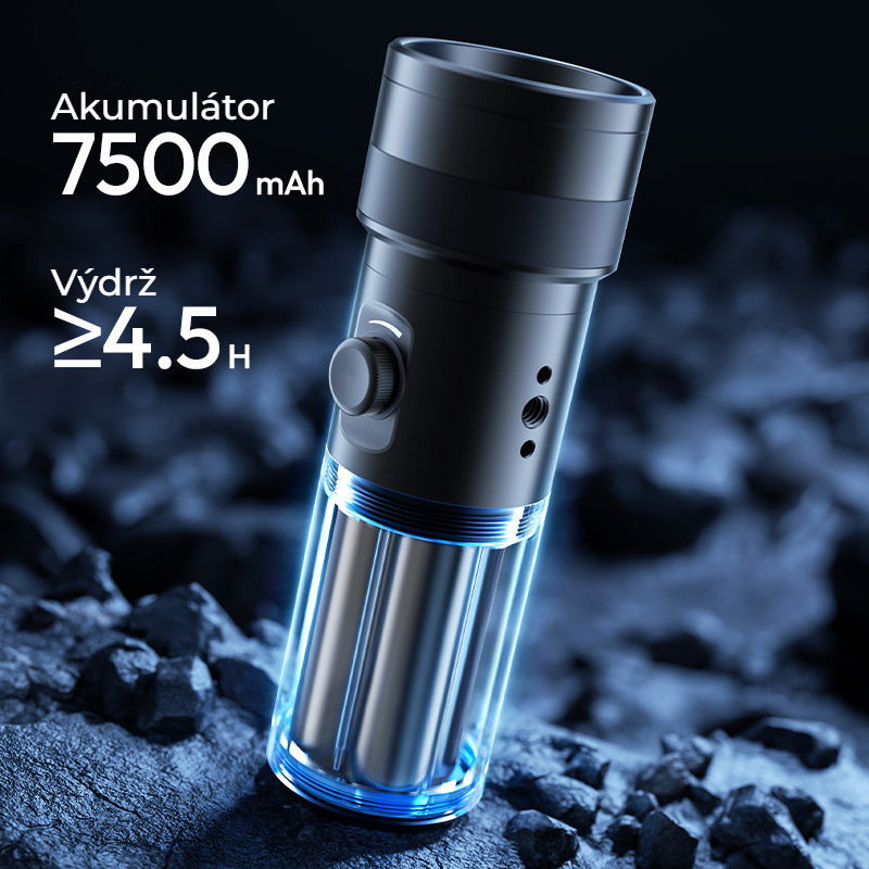 Ulanzi LM01 projekční svítilna s gobo maskami – Akumulátor 7500 mAh na 4,5 hodiny