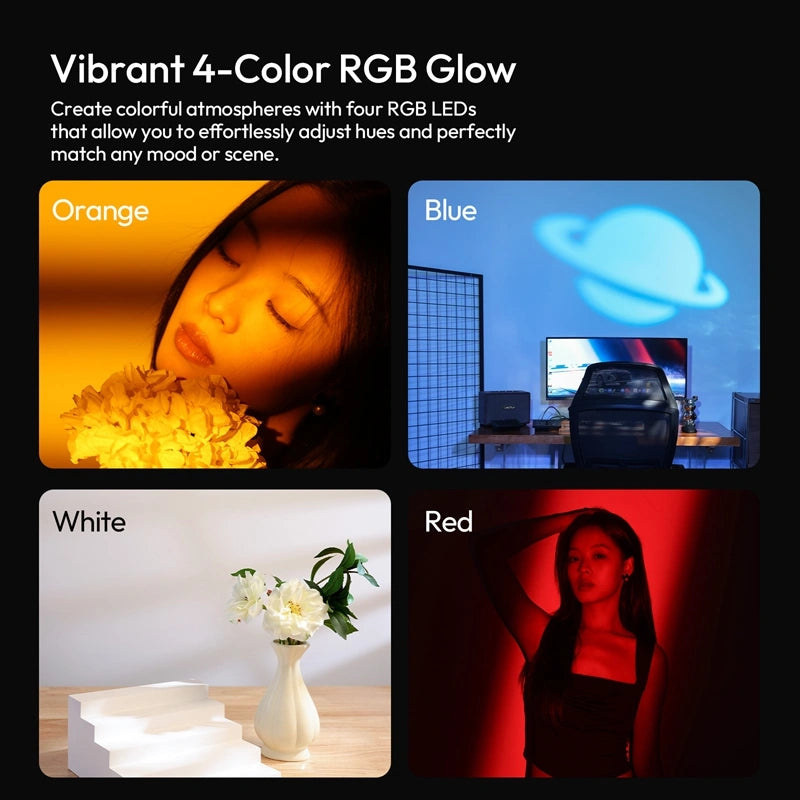 Ulanzi LM01 RGB projekční svítilna 10 W s 20 gobo maskami