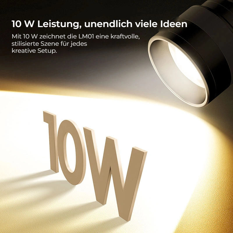 Ulanzi LM01 RGB projekční svítilna 10 W s 20 gobo maskami