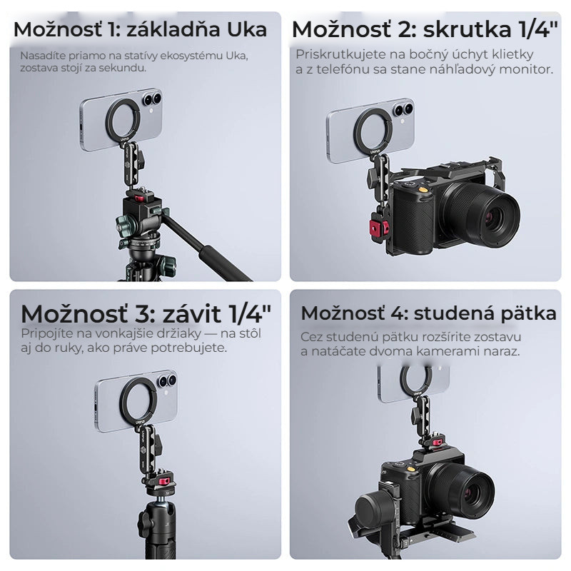 Ulanzi MA56 magnetický držiak telefónu 4 v 1