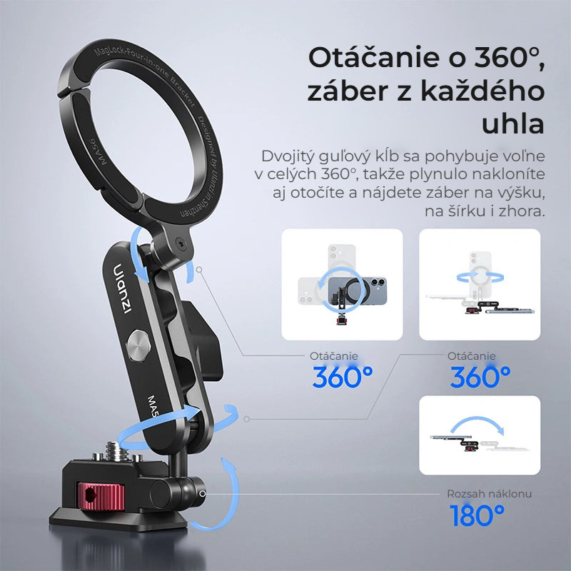 Ulanzi MA56 magnetický držiak telefónu 4 v 1