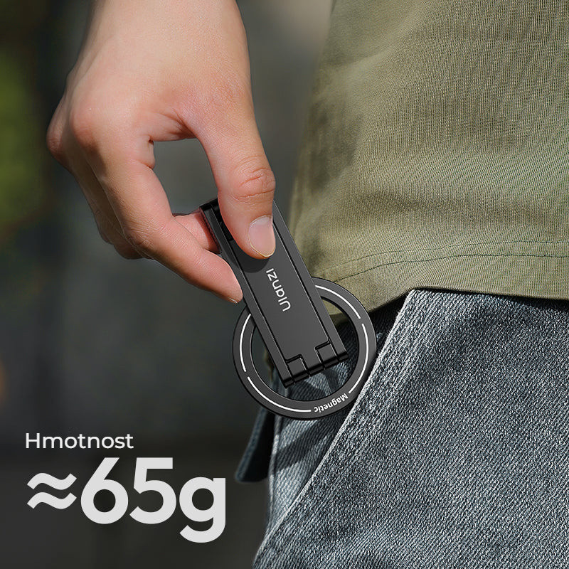 Ulanzi MA60 magnetický stativ (červený) – Lehký, kolem 65 g