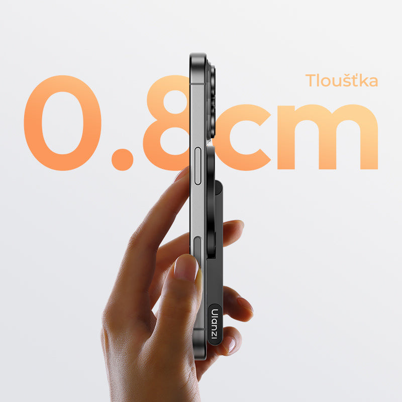 Ulanzi MA60 magnetický stativ (červený) – Tenký jen 0,8 cm