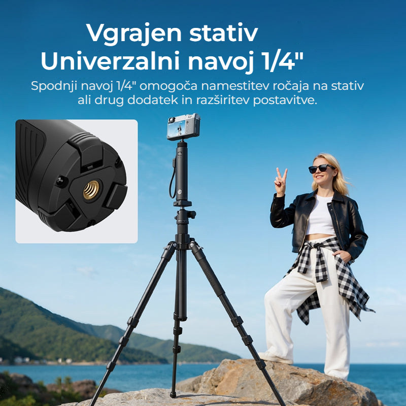 Ulanzi MA93 nabíjecí rukojeť 10 000 mAh se stativem