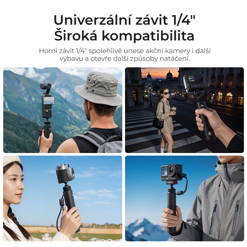 Ulanzi MA93 nabíjecí rukojeť 10 000 mAh se stativem