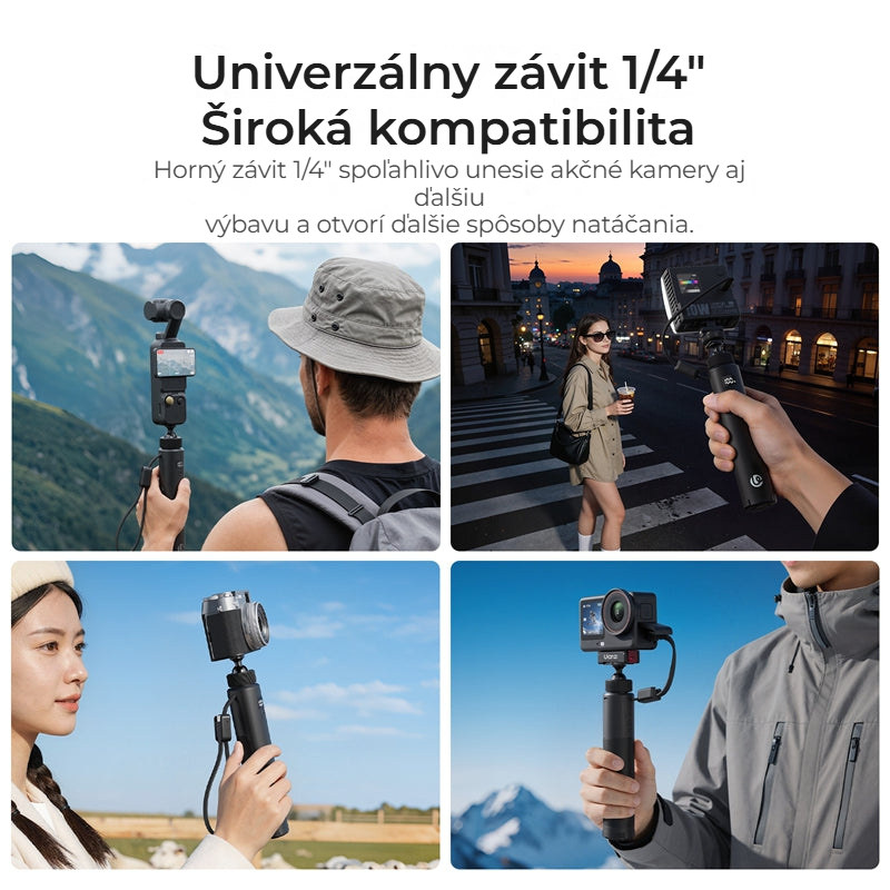 Ulanzi MA93 nabíjecí rukojeť 10 000 mAh se stativem