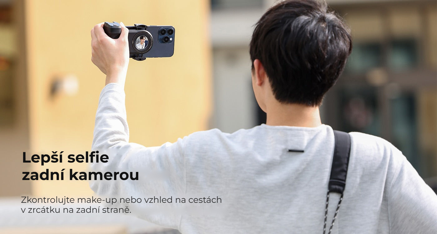 Ulanzi MA35 MagSafe rukojeť pro telefon – Zrcátko pro lepší selfie