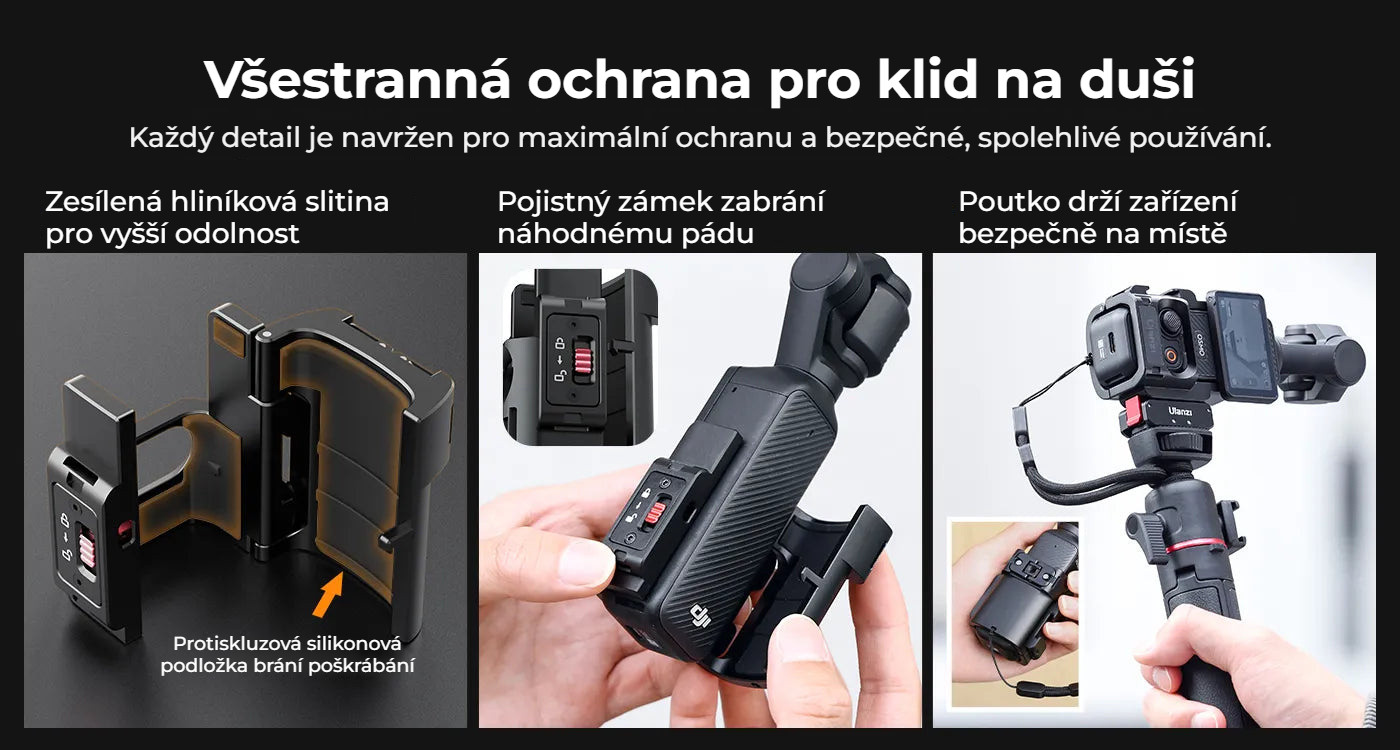 Ulanzi PK-06 adaptér pro Pocket 3 – Ochrana ze všech stran