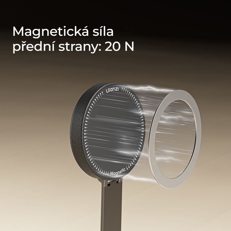 Ulanzi MT85 automatický stativ, bílý – Přední strana: 20 N