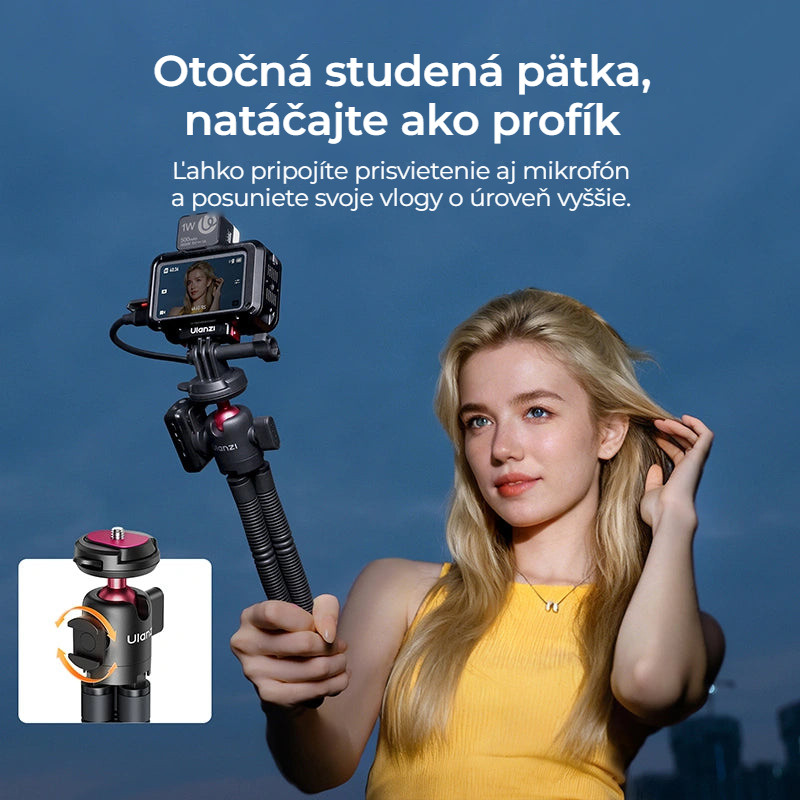 Ulanzi MT91 Cka ohybný statív s rýchloupínaním