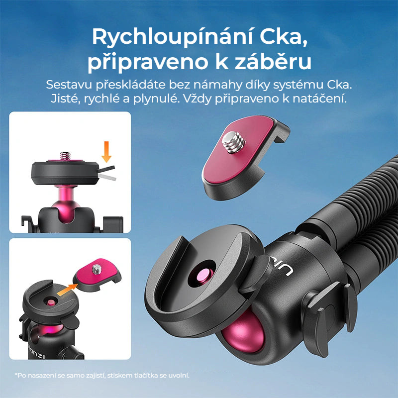 Ulanzi MT91 Cka ohebný stativ s rychloupínáním