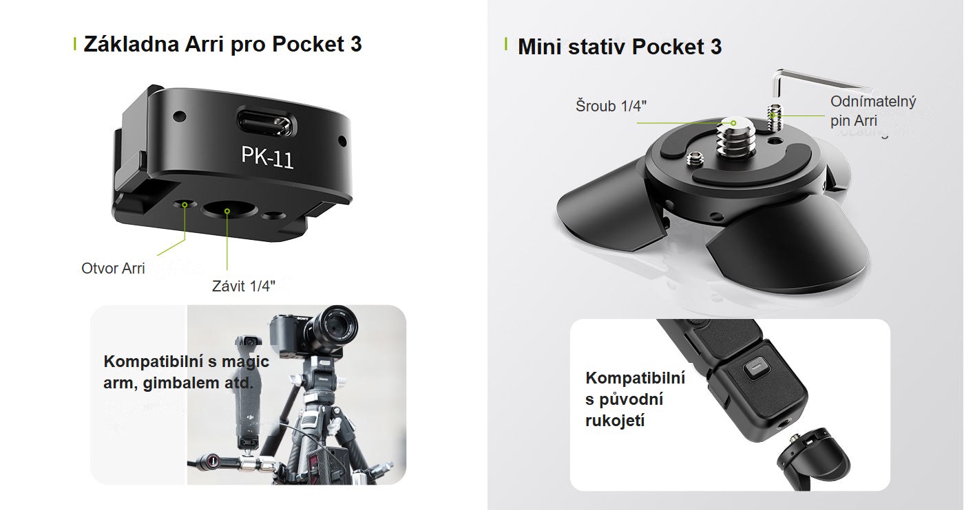 Ulanzi Pocket 3 Mini Tripod Kit