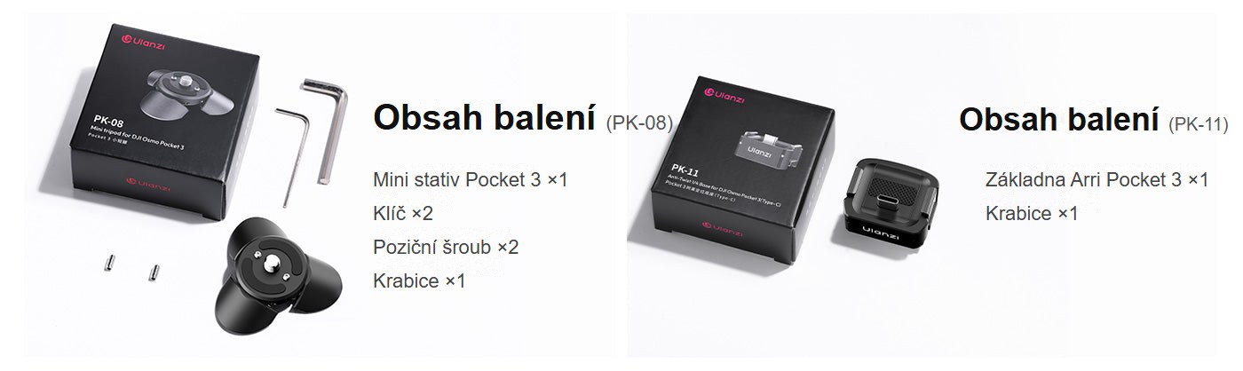 Ulanzi Pocket 3 Mini Tripod Kit