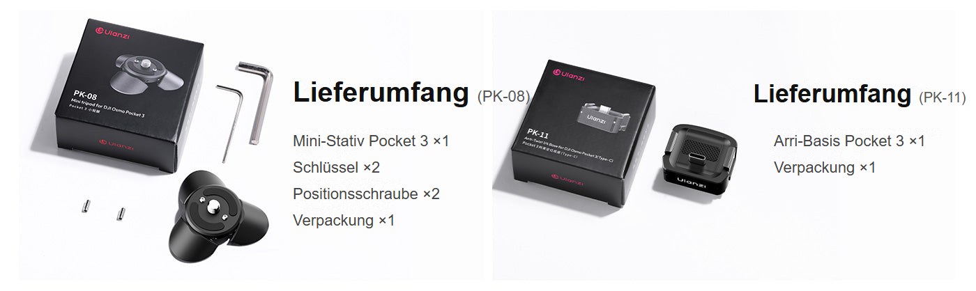 Ulanzi Pocket 3 Mini Tripod Kit