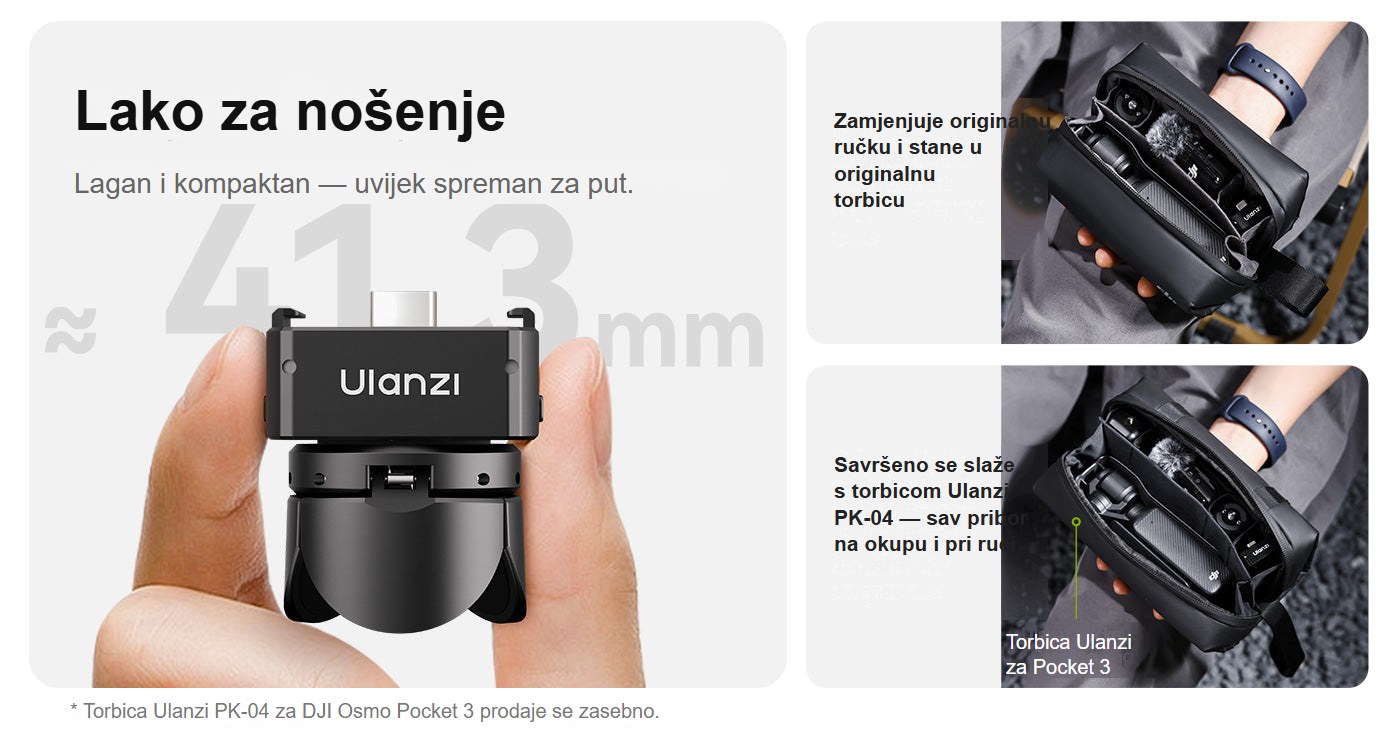 Ulanzi Pocket 3 Mini Tripod Kit