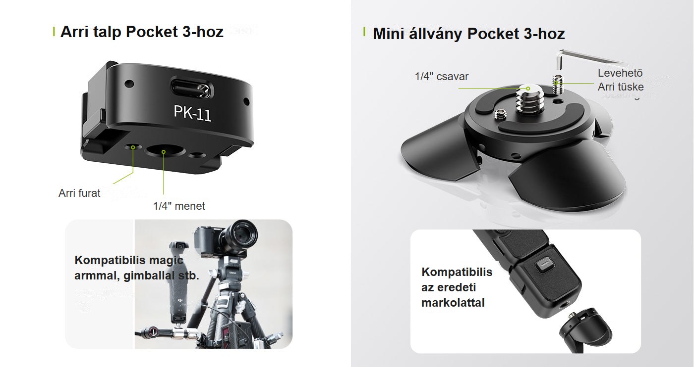 Ulanzi Pocket 3 Mini Tripod Kit