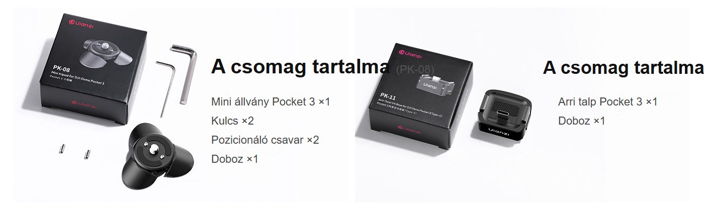 Ulanzi Pocket 3 Mini Tripod Kit