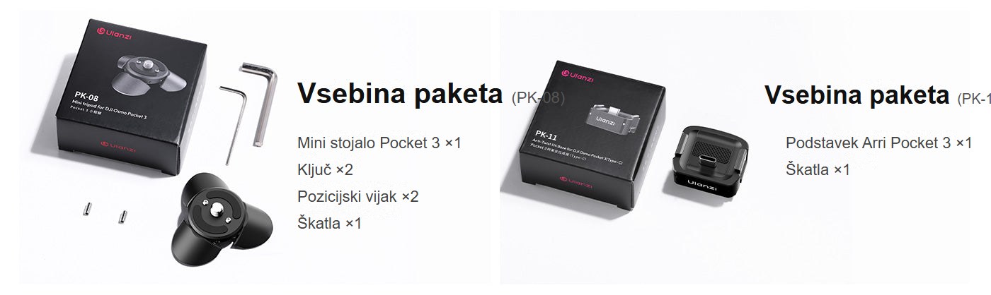 Ulanzi Pocket 3 Mini Tripod Kit