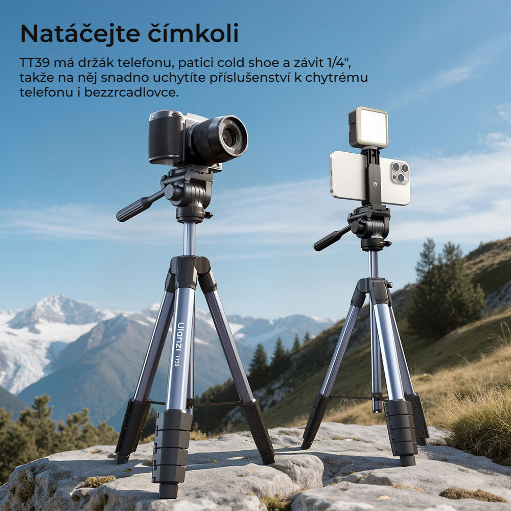 Ulanzi TT39 video stativ – Natáčejte čímkoli