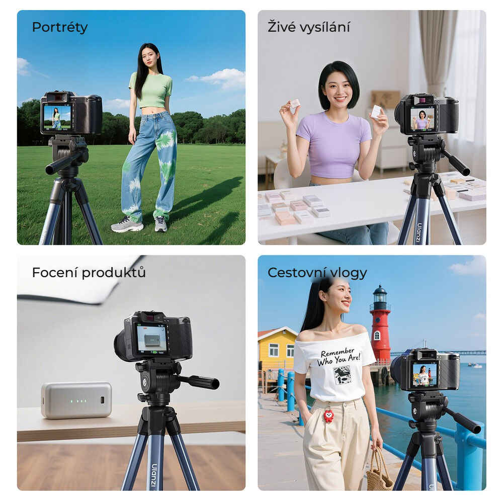 Ulanzi TT39 video stativ – Portréty, streamy i produkty