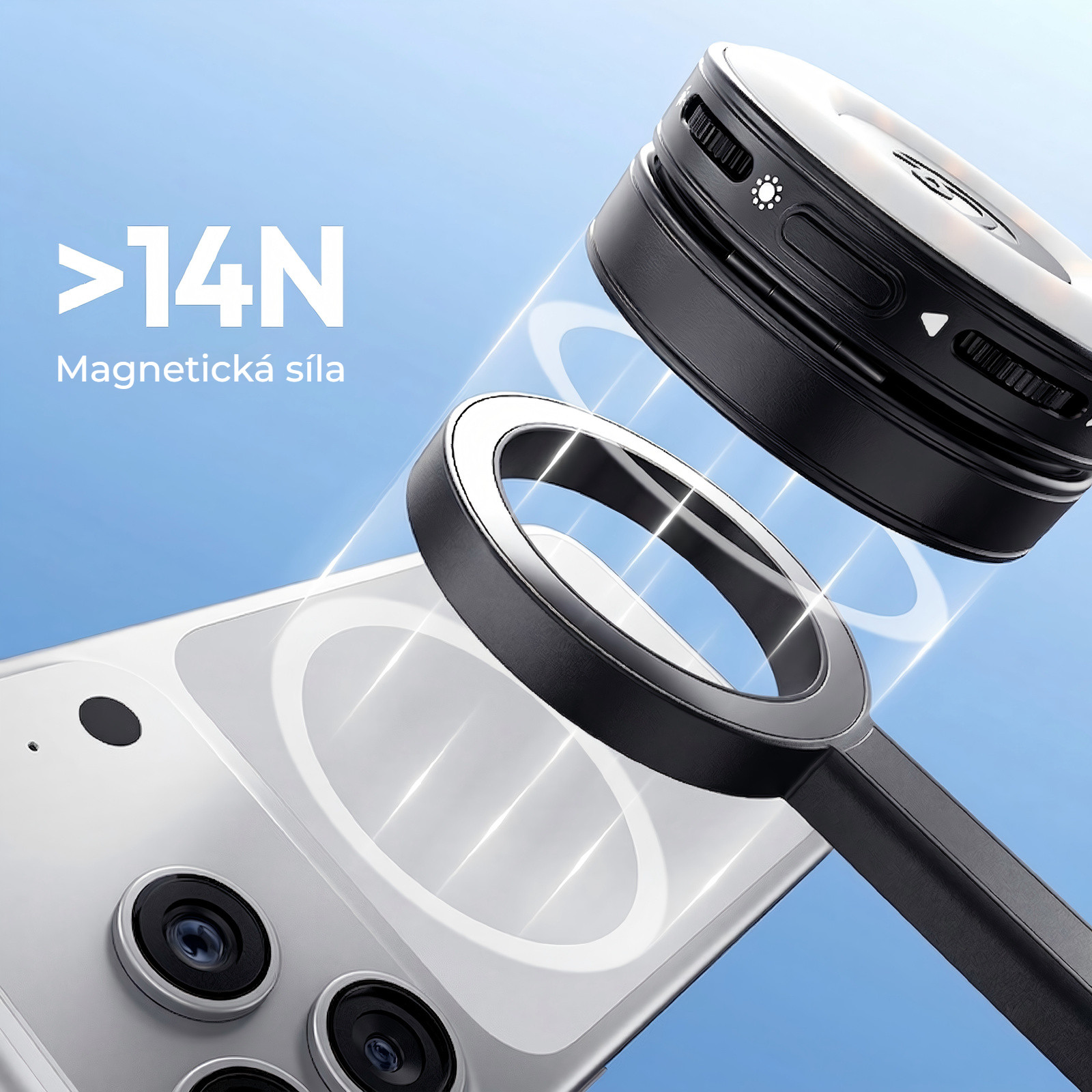 Ulanzi SK-21 Magnetic Auto-Open Tripod – Magnetické uchycení s silou nad 14 N